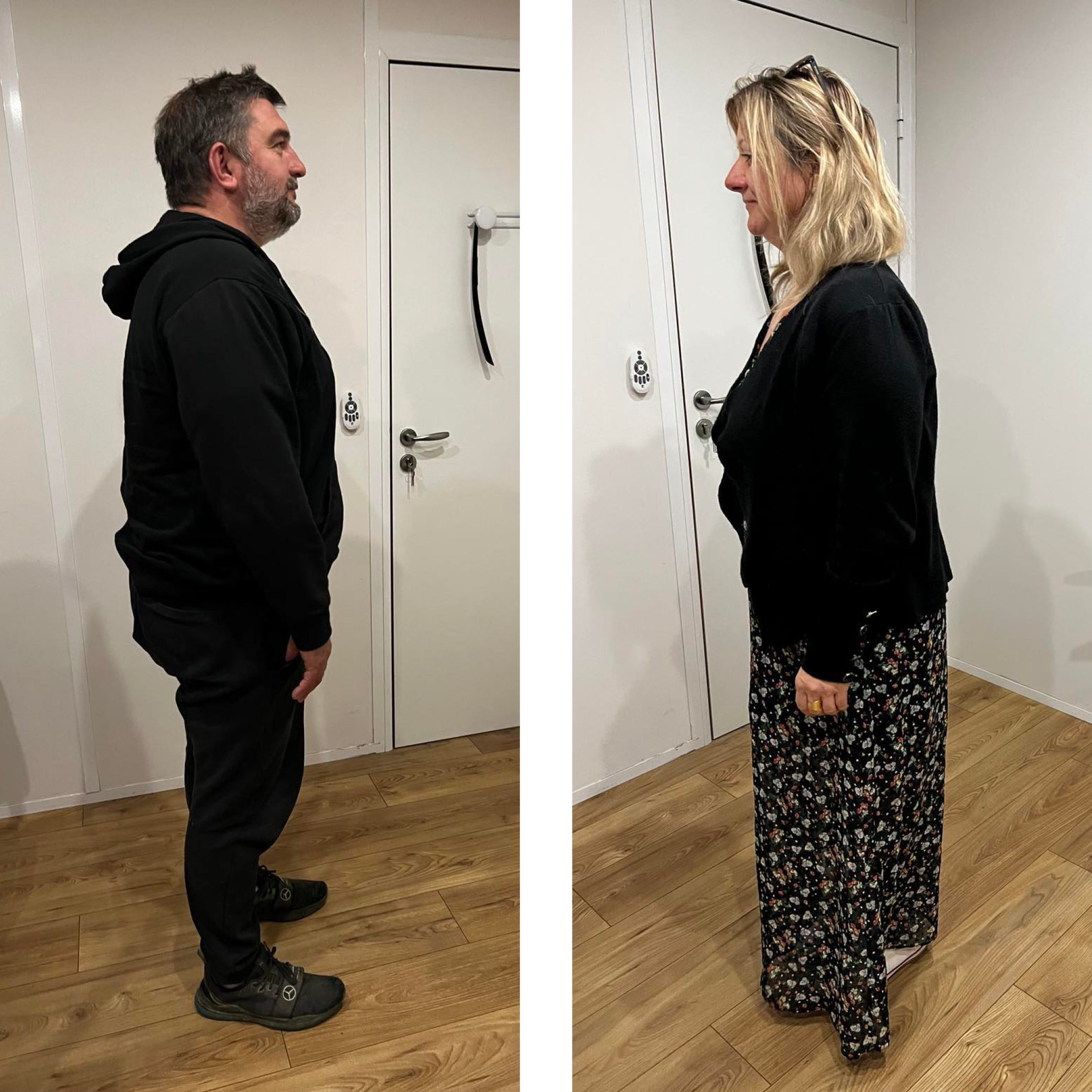 Séverine et Michaël avant leur rééquilibrage alimentaire