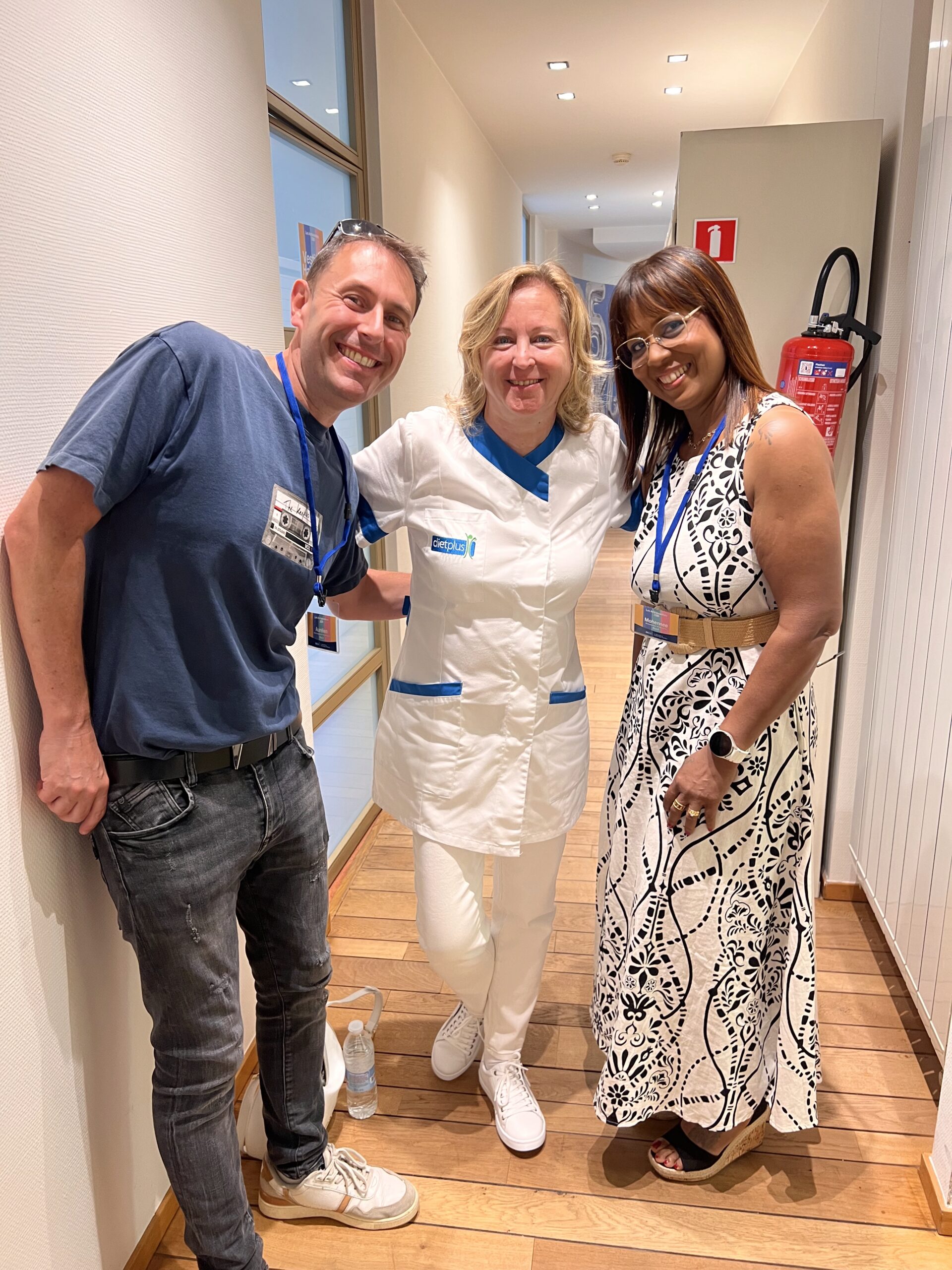 Aurélien, Mohenee et Carole, coach dietplus d'Haguenau.