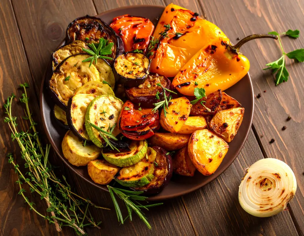Légumes grillés au barbecue